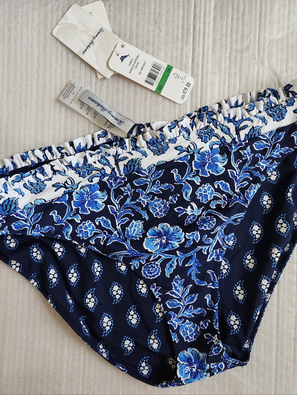 Tommy Bahama reversible sun protection upf 50, Swimsuit bottom, Size L